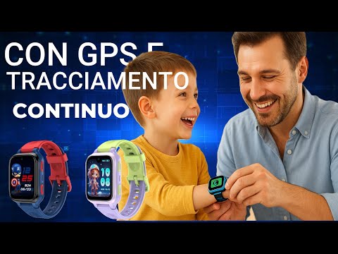 Smartwatch GPS Per Bambini Lagenio K3 e K9: Controllo TOTALE e Localizzazione GPS