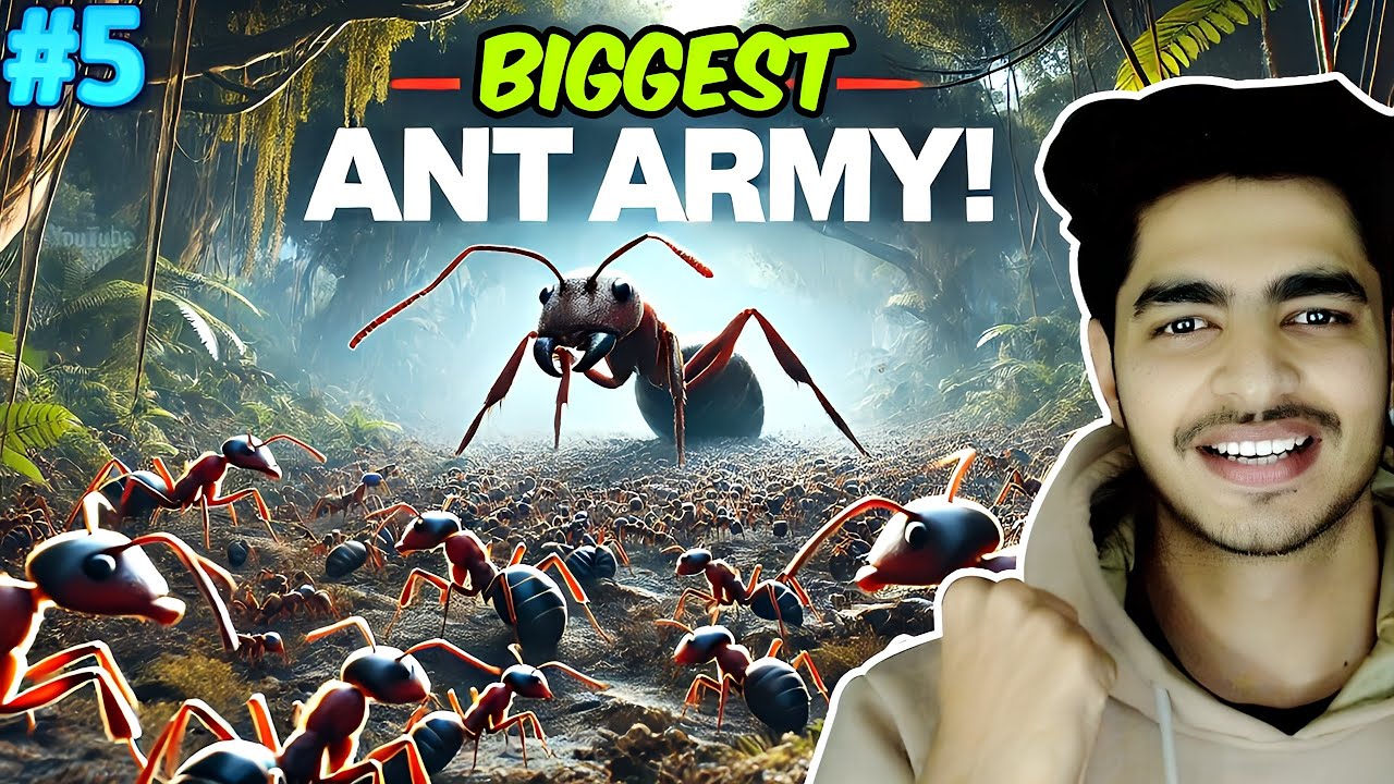 I BUILD THE BIGGEST ANT ARMY | EMPIRE OF THE ANTS GAMEPLAY #5 | Techno ...