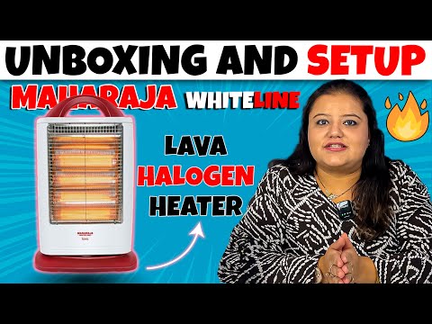 Maharaja Whiteline Helogen Heater | Unboxing & Setup | Detailed Video.