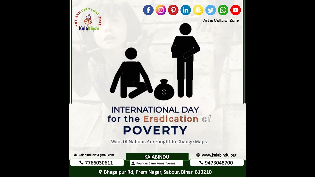 INTERNATIONAL DAY FOR THE ERADICATION OF POVERTY
