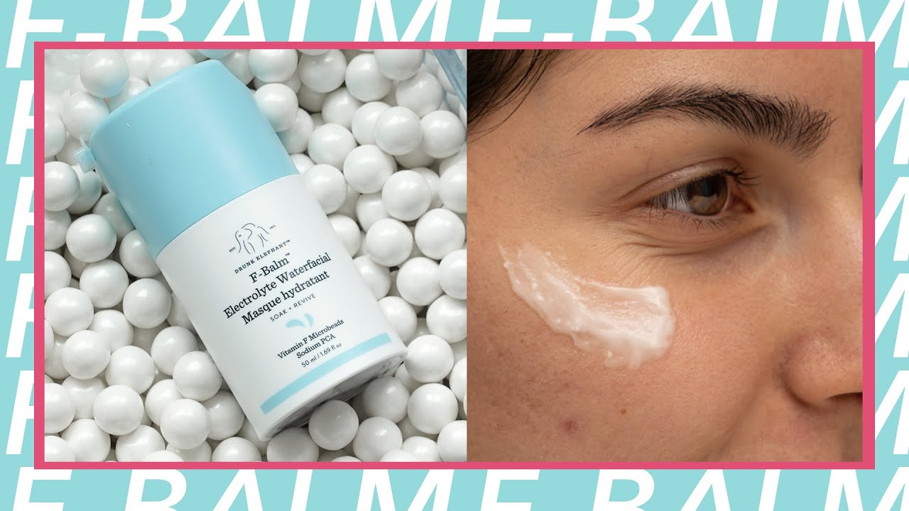 video DRUNK ELEPHANT F-Balm Electrolyte Waterfacial Hydrating Mask