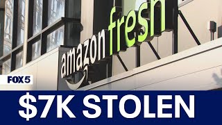 Suspect robs Chevy Chase Amazon Fresh 36 times, stealing nearly $7K in goods