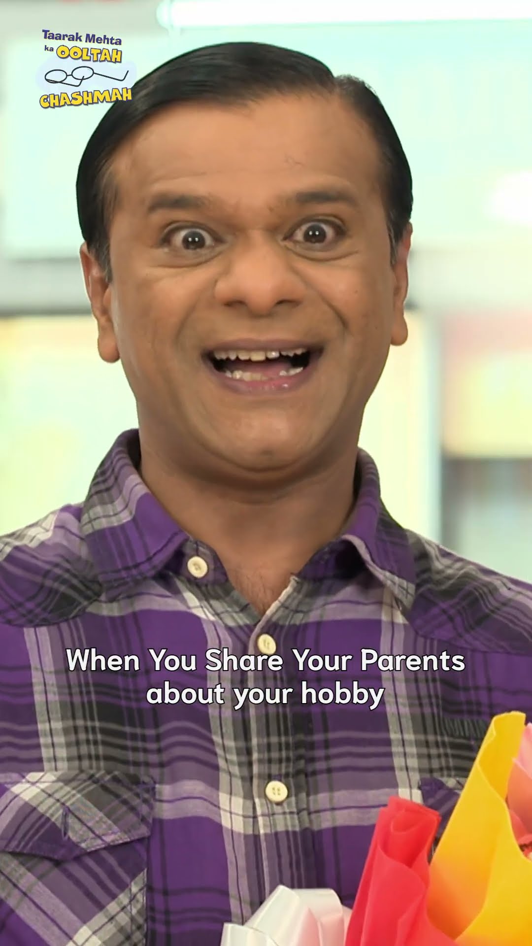 when you share your parents about your hobby! #tmkoc #comedy #relatable #shorts #comedyvideo #funny