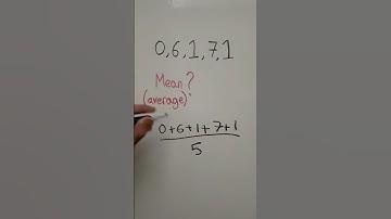 How to find the mean #shorts #maths