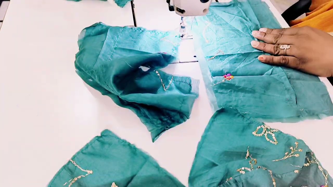 अस्तर वाली राजपूती कांचली की सिलाई✂️🪡🧵