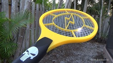 Love bugs vs super charged 500KV electric fly swatter #1