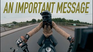 AN IMPORTANT MESSAGE - Suzuki GS250 Ride out