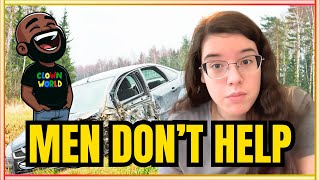 Nobody stopped to help her! Chivalry is DEAD and WOMEN KILLED IT!