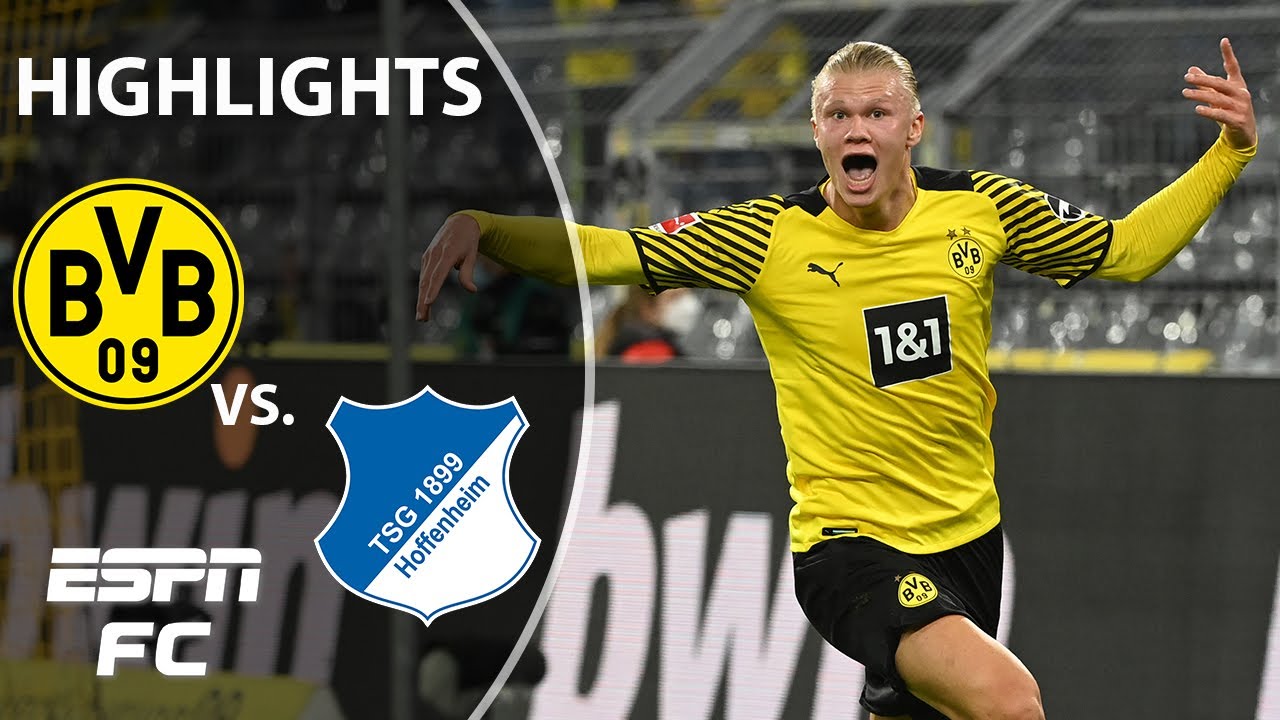 Erling Haaland's last-gasp winner lifts Dortmund over Hoffenheim | Bundesliga Highlights | ESPN FC