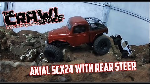 Axial SCX24 with rear steer
