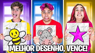 DESAFIOS COM EMILLY VICK E NATAN POR AÍ *desenho