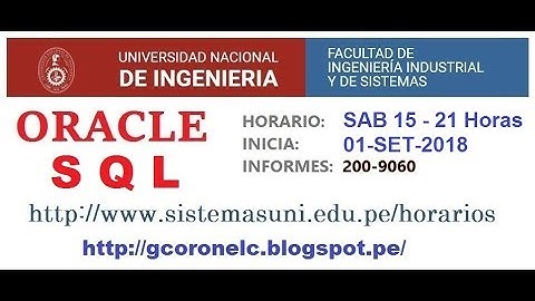 G2V16 - ORACLE SQL - SISTEMAS UNI - CREACION DE ESQUEMAS