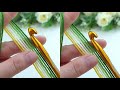 Wow!!! Super  technique !! You will love this  definitely tr.. #knitting #crochet 