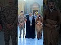 زعيم أمارة الخزاعل انور علي شعلان/يستقبل ويتبرك براية الأمام الكاظم عليه السلام