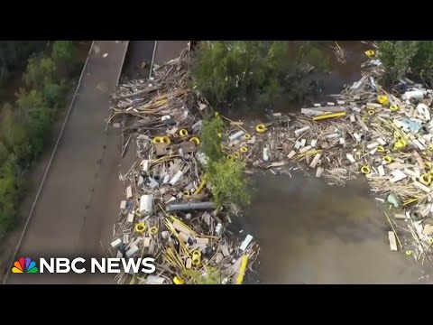 Communities buried in mud in hard-hit North Carolina