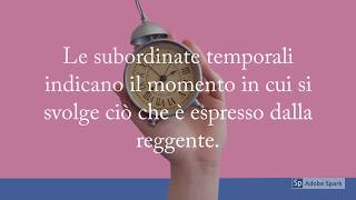 Subordinate temporali