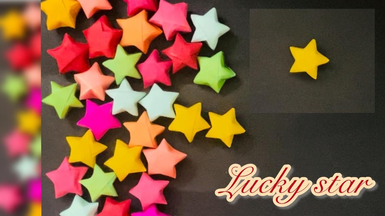 Lucky Star | origami | paper craft | paper star