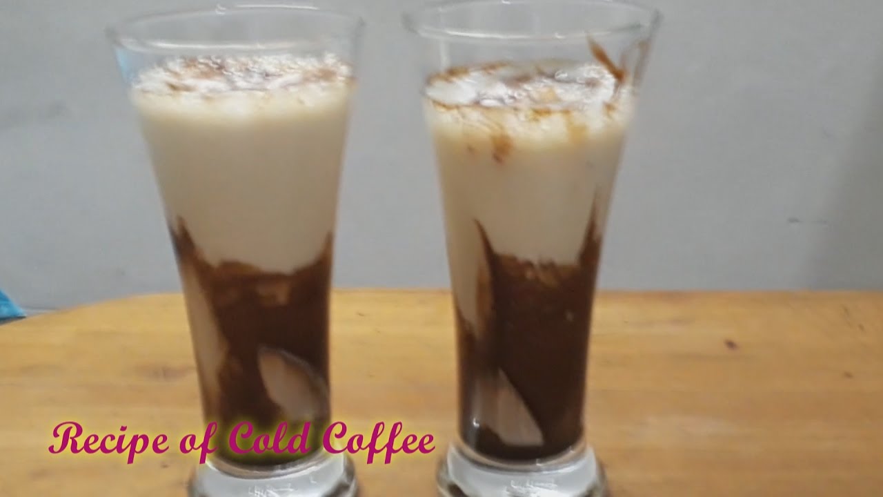 How To Make Cold Coffee At Home Cold Coffee Recipe In Bangla YouTube