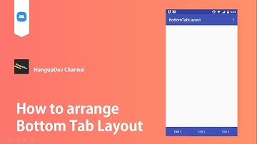 How to create android bottom navigation bar view