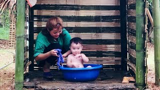 100% completed bathroom - The real life of a 20-year-old single mother | Triệu Thị Hạnh