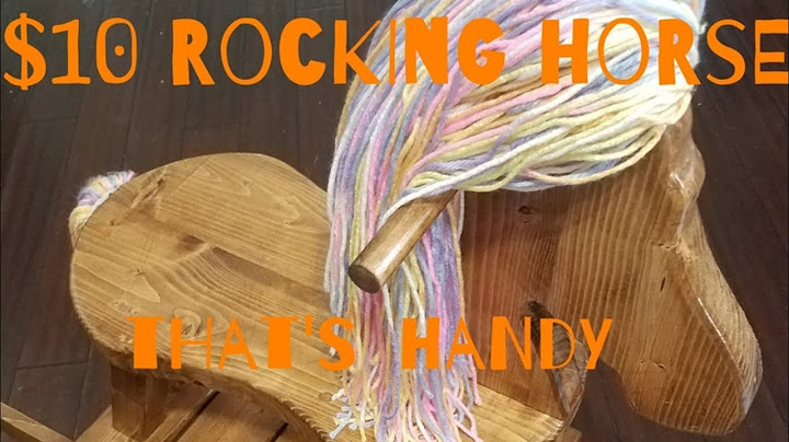 DIY $10 Rocking Horse