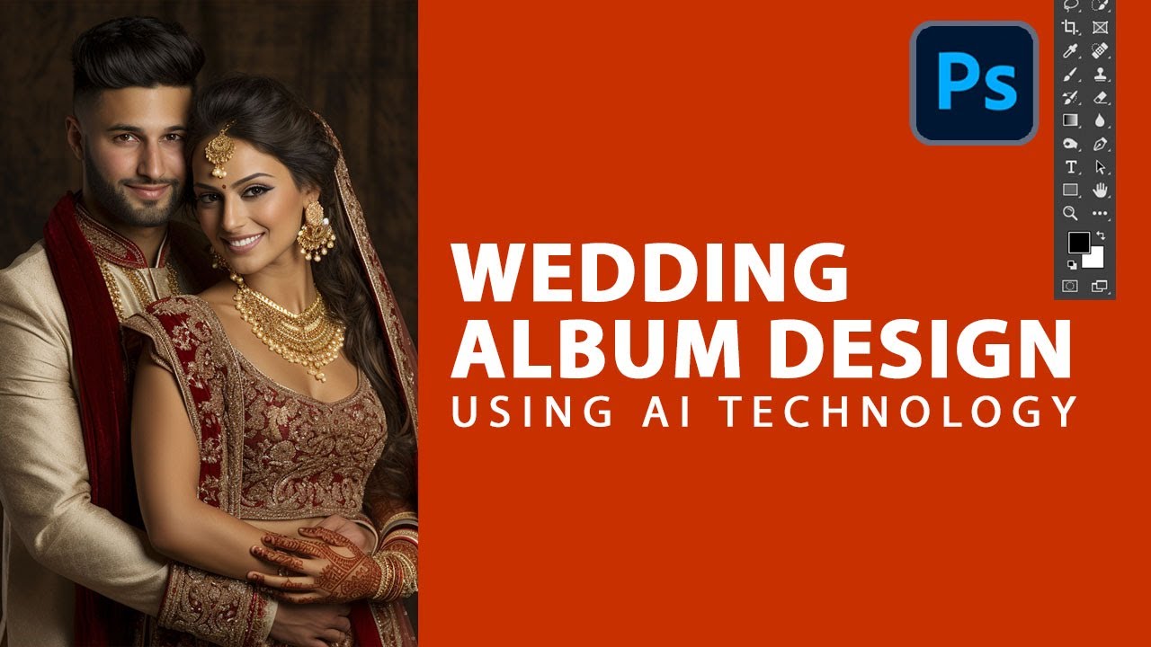 Wedding Album Design in Photoshop 2023