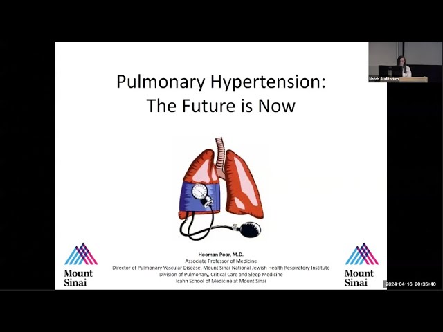 Pulmonary Hypertension: The Future is Now