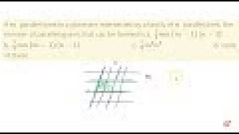 IIT JEE PERMUTATIONS AND COMBINATIONS If `m` parallel   lines in a plane are intersected by a fam...