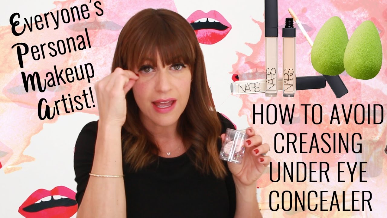 How To Avoid Creasing Under Eye Concealer! - YouTube