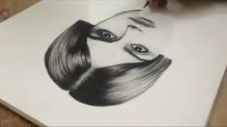 Realistic Sketch Adah Sharma