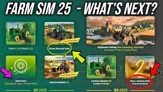 What's Next for FS25? (Year 2 Season Pass, Free DLC, & More) | Farming Simulator 25
