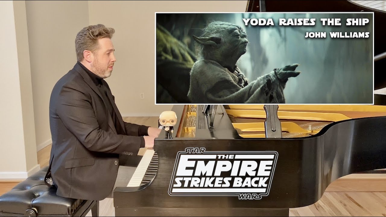 John Williams: Yoda Raises the Ship | The Empire Strikes Back (piano cover with film)