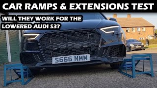 Ramps & Low Profile Extensions | Will they work for the lowered Audi S3?