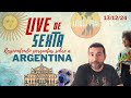 LIVE DE SEXTA | Respondendo perguntas sobre a Argentina (13/12/24) LISOS PORAÍ