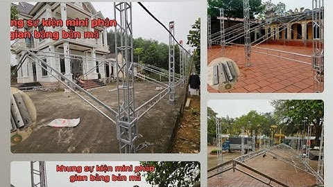 khung bạt rạp cưới mới nhất hiện nay giá rẻ