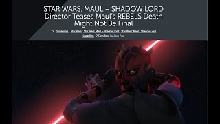 SWT is wrong. Yes Maul's death and the sequels need to be retconned
