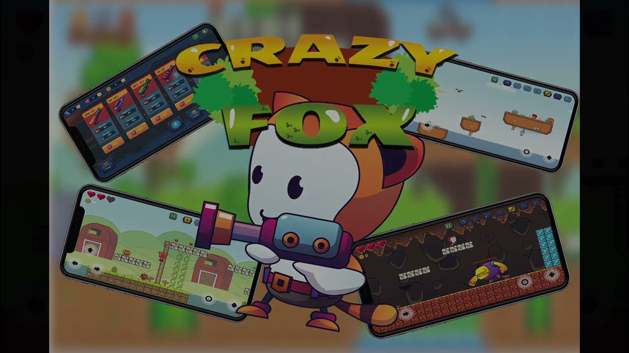 Promo video for Game: Crazy Fox: Adventure Platform.