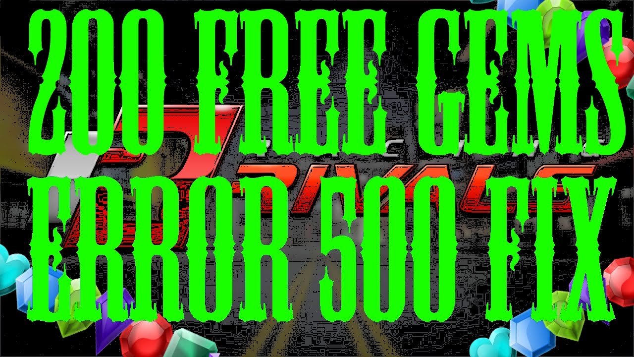 Racing Rivals - ERROR 500 FIX - MORE FREE GEMS!!!!! (Ios)