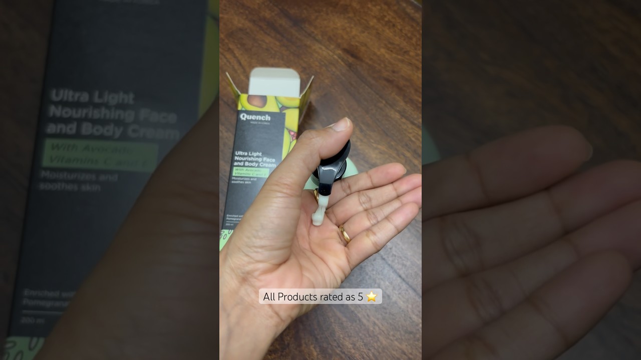 Reviewing Quench products. All 5⭐️ 😱 