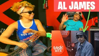 Al James performs "Latina" LIVE on Wish 107.5 Bus | Kito Abashi Reaction