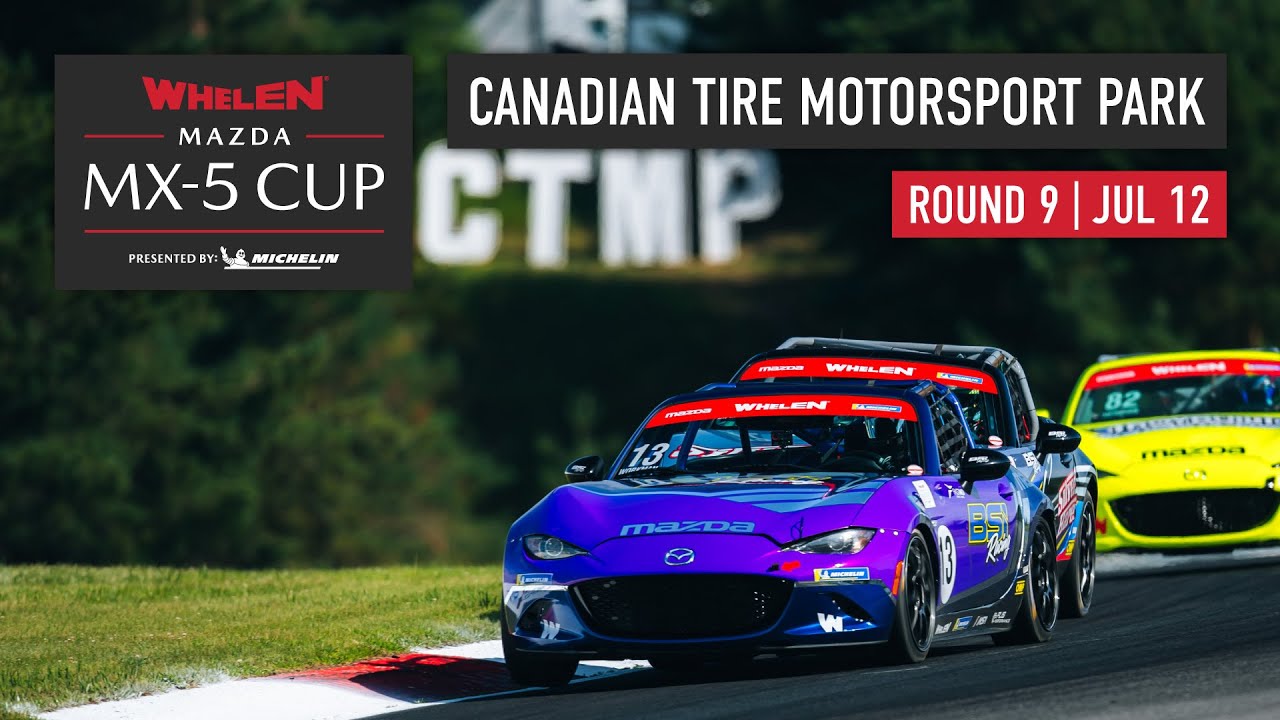 Mazda MX-5 Cup 2025 | Round 9 - CTMP | Livestream - YouTube