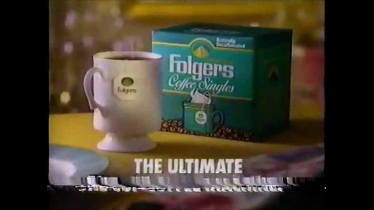 1992 Folgers Singles Commercials YouTube