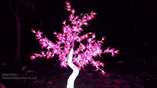 Pink & White Cherry Tree Light with luminous Acrylic Trunk | 1.5M Height, 648 LEDs | Northyle