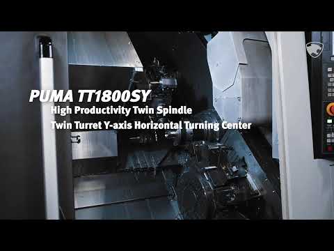PUMA TT1800SYㅣTwin spindle twin turret, Y-axis latheㅣCNCㅣDOOSAN MACHINE TOOLS