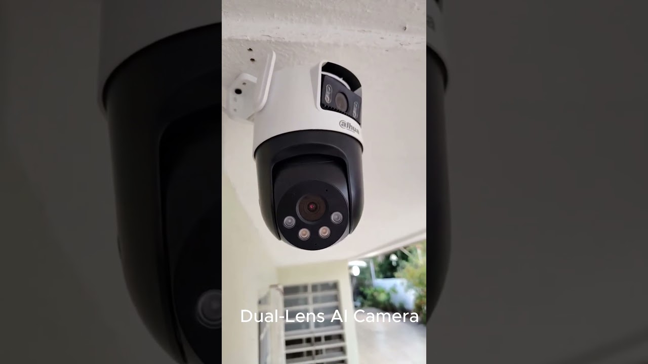 Dahua dual-lens AI cam: Auto-tracking, Wi-Fi 6 & 164ft Night Vision (rain/snow)!