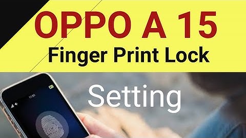 OPPO A15 Fingerprint Kaise Lagaen | OPPO Fingerprint | Mobile Fingerprint Lock Kaise Lagaye