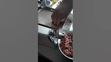 The Sound Of Electric Meat Grinder 