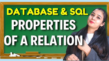 Database & SQL |Properties of a Relation | Class 12 CS/IP | Lovejeet Arora #sql #mysql #class12ip