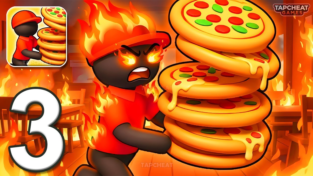 Pizza Ready! - Gameplay Walkthrough Part 3 - Cook and Serve Delicious Pizza (Android, iOS)