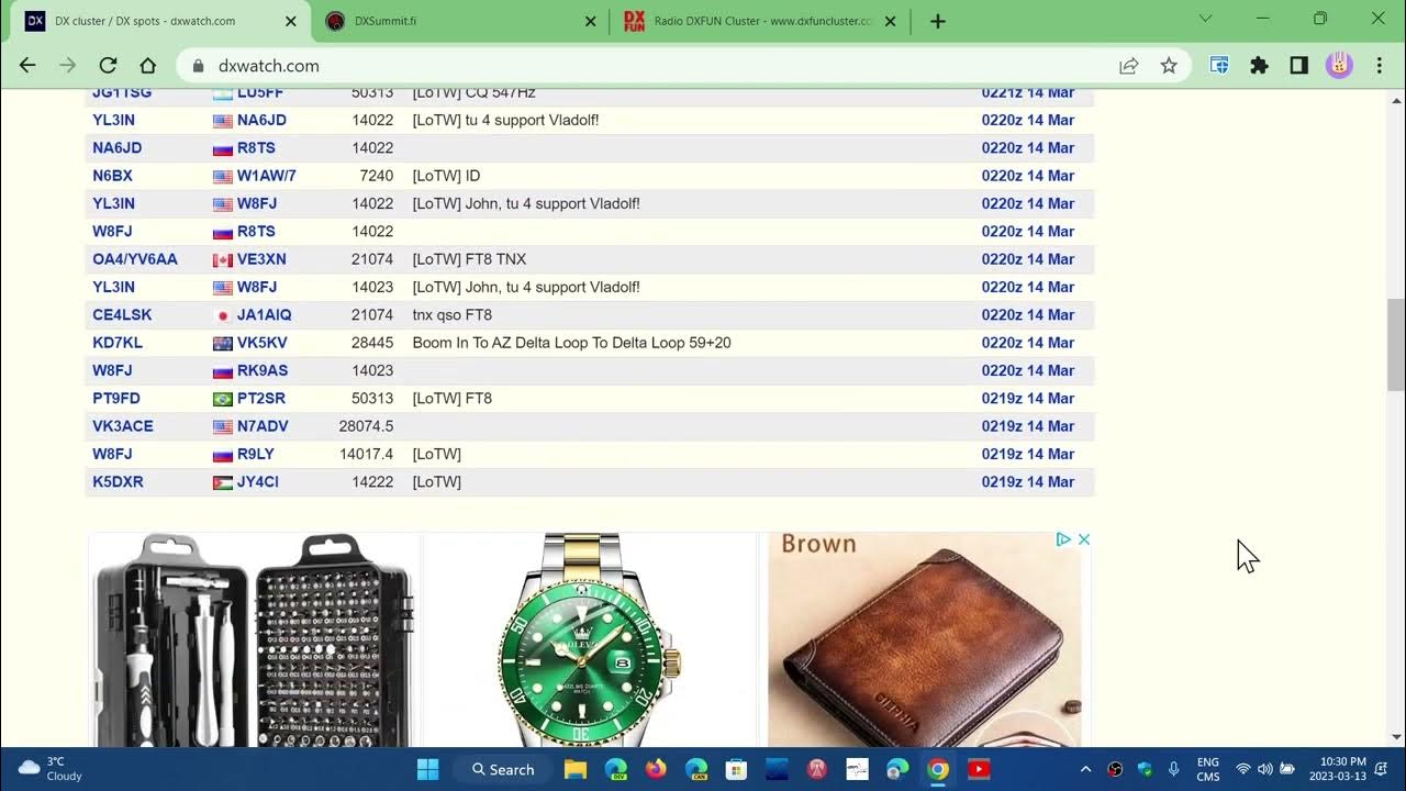 DX Clusters are great do find exotic amateur radio DX stations for both